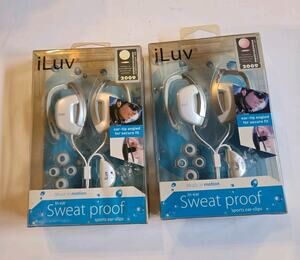 Vintage iLuv Sports Ear Clips Headphones New Sealed 2009 Award Winner (2 Boxes)